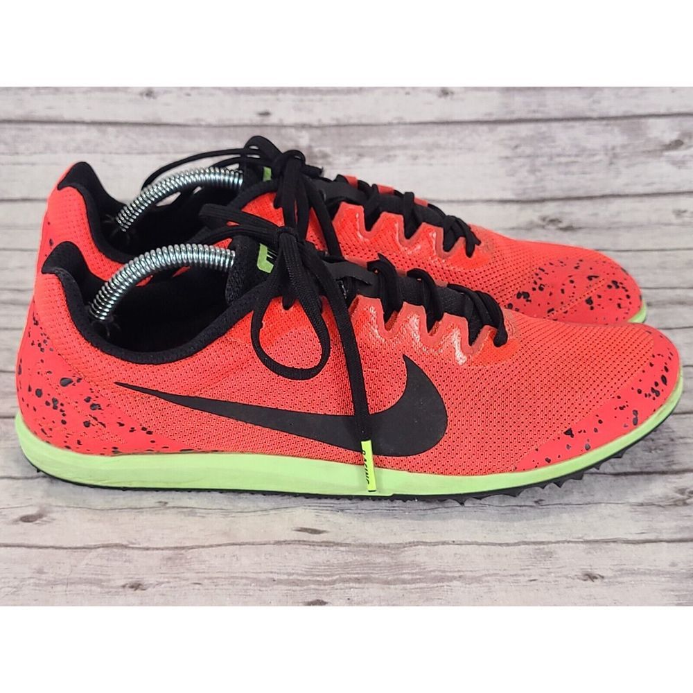 Nike Zoom Rival D Mens Sz 8.5 Mens‎ Red Orbit Lime